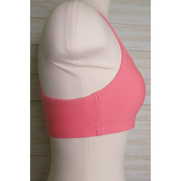 Calme By Johnny Was Women's Endurance Racerback Sports Bra Coral Pink Size S - Picture 4 of 9